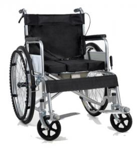 China Hospital Mri Safe Wheelchair 24 Pu Air Free Solid Real Wheel For Mri Room on sale