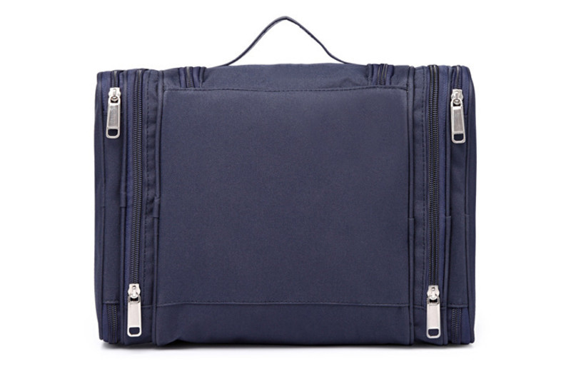 Girls Double Zipper Polyester Hanging Travel Toiletry Bag
