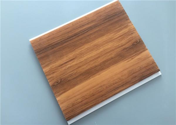 Quality Hot Stamping PVC Wood Panels For Hotel / Bedroom / Bathroom 10 Inch for sale
