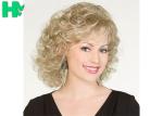 30CM Short Wave Party Synthetic Hair Wigs Blond Cosplay Hair Wigs