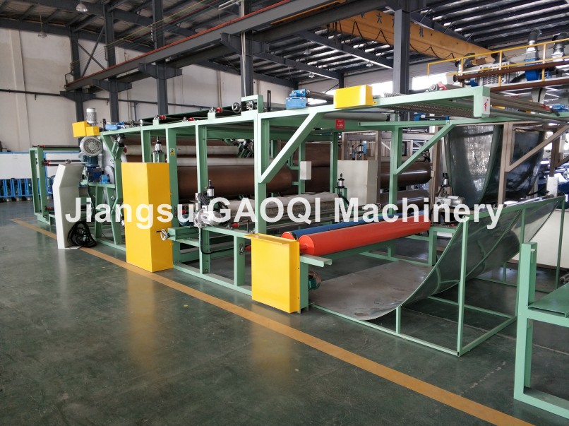 Automatic Solvent Based Adhesive Coating Leather Fabric Bonding Machine for Upholstery
