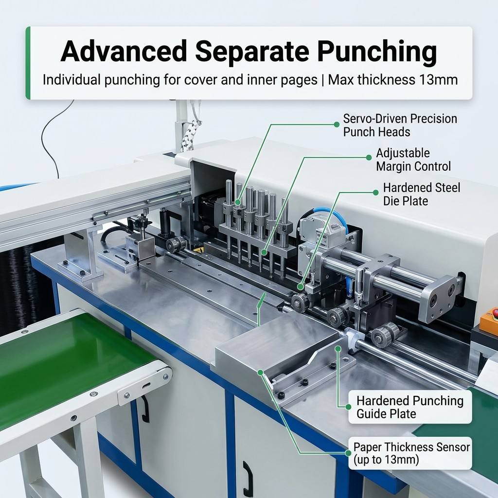 Automatic Spiral Forming Punching Binding Machine for Notebook Calendar Production