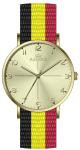 36.0mm Round Case Nylon Strap Alloy Wrist Watches For Gilrs Large Face