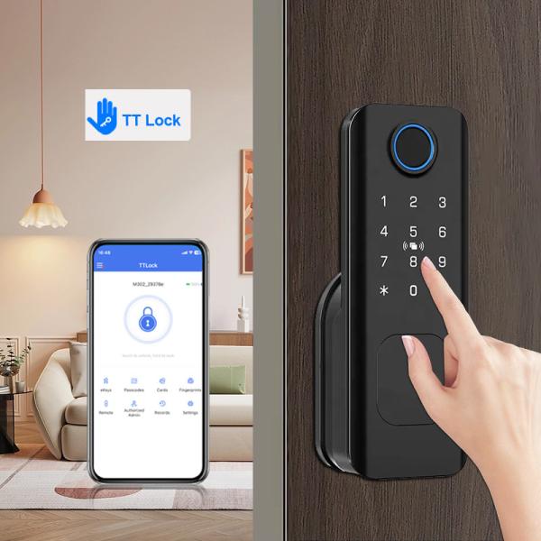 Digital High Security Deadbolt Door Locks TTLock Fingerprint NFC Password Card