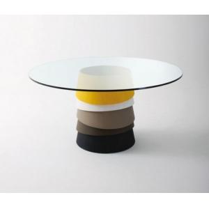Wholesale Custom Glass Tabletops , Round Clear White Tempered Glass Table Top from china suppliers