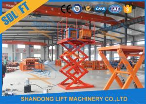Wholesale 4000mm Lift Height Electric Scissor Lift Table , Hydraulic Scissor Lift For Cargo from china suppliers