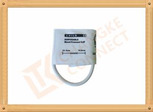 Wholesale White Disposable Blood Pressure Cuffs / Fiber Disposable Nibp Cuff from china suppliers