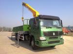 12 Tons XCMG Truck Mounted Telescopic Crane , Howo 10 Wheel High Up Truck