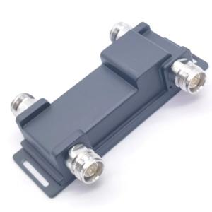 Wholesale Grey DQ-0740-227701 Hybrid Combiner Hybrid Coupler 2 in 2 out 698-4000MHz 4.3-10 F Red from china suppliers