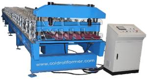 Wholesale Trapezoial Roof Panel Roll Forming Machine from china suppliers