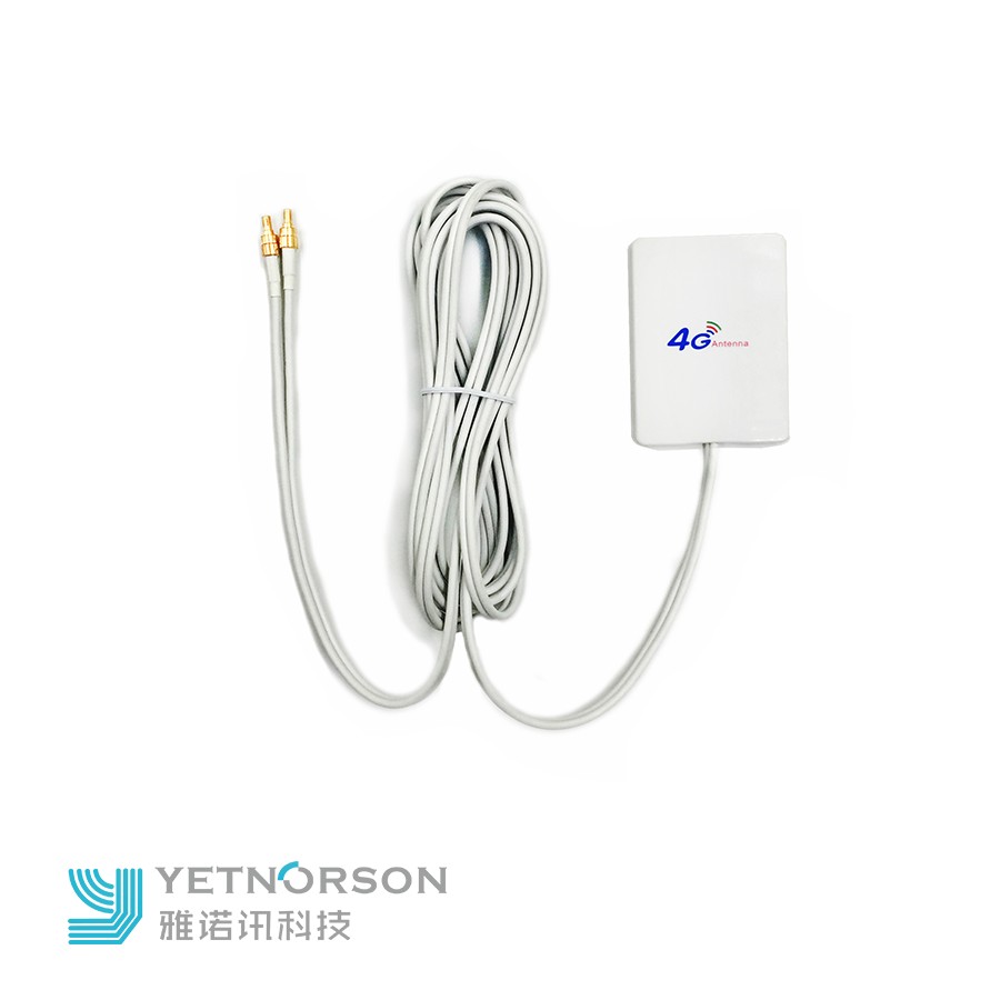 Customized Cable Length 4G LTE External Panel Antenna with Magnetic Base and 6dBi Gain
