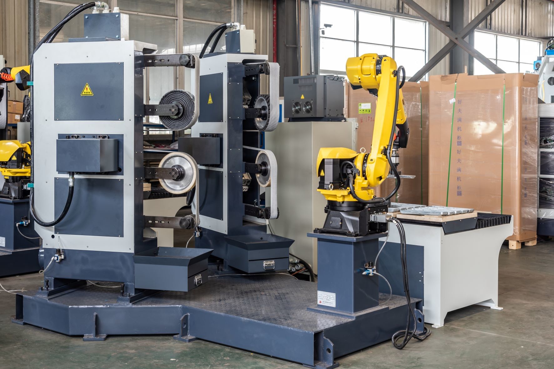 Faucet and Shower Sanitaryware CNC Grinding Machine with Optional Robotic Arm