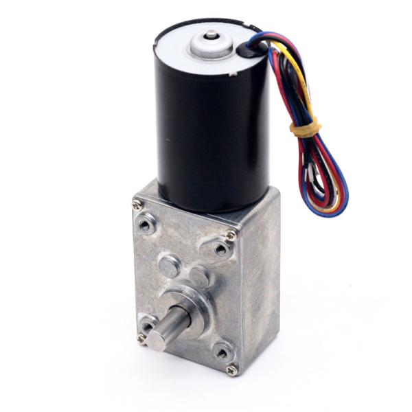 DC Brushless Motor Right Angle Motor A58-3650 24V 16-470RPM 58 * 40mm Worm Gear