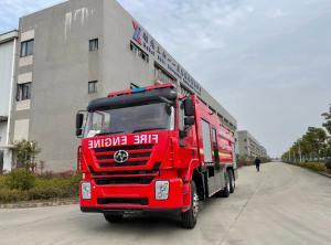 Wholesale IVECO 10000L Foam Fire Truck 213kw Red Color With Double Cabin from china suppliers