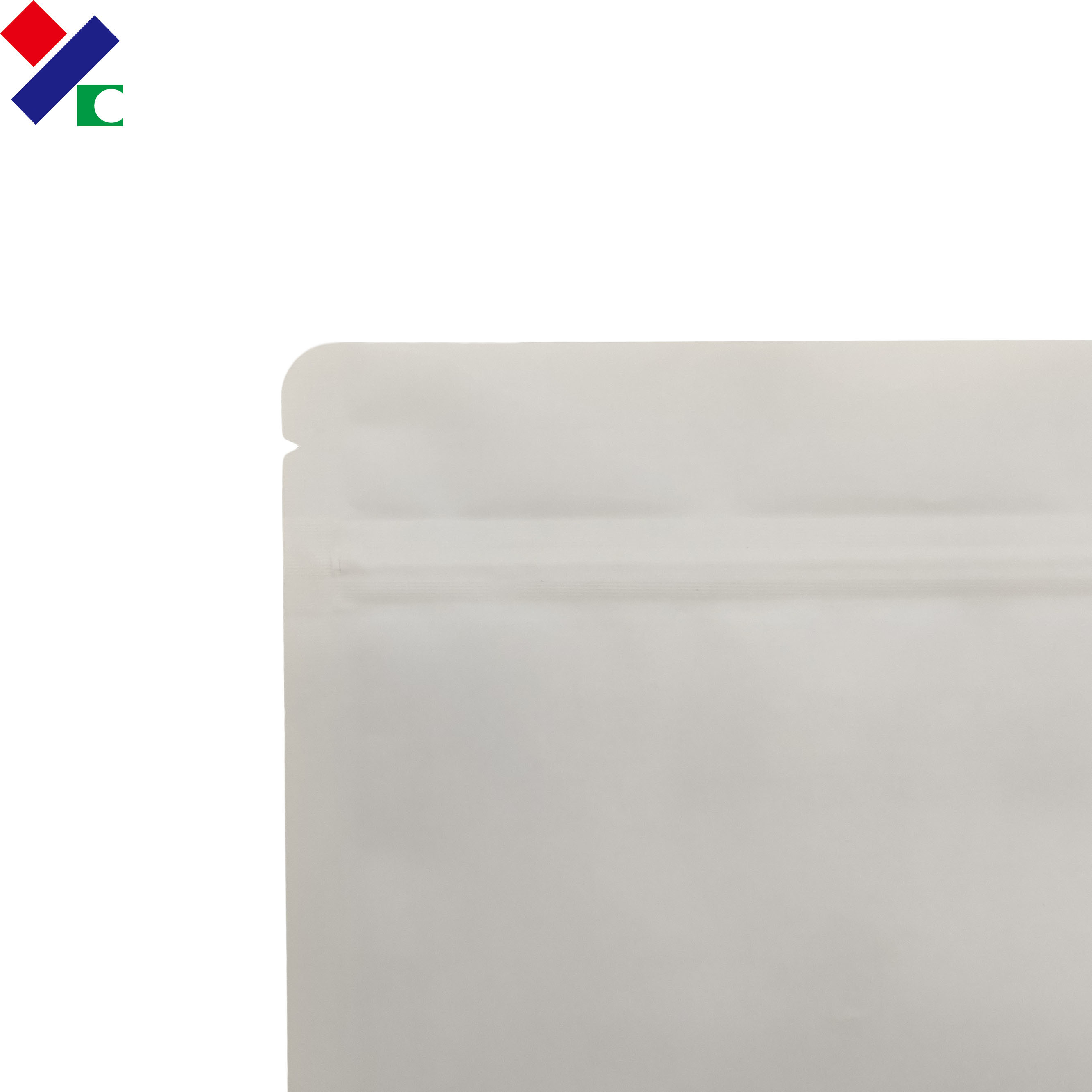 White 200 Micron Biodegradable Packaging Bags For Nuts Cereal