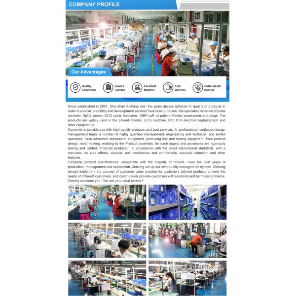 Compatible Spacelabs leadwire 5leads Snap IEC