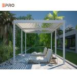 Motorised Outdoor Gazebo Modern Aluminium Louvre Roof Bioclimatic Pergola