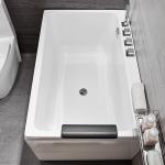 Length 1.3m Freestanding Air Massage Bathtubs Skirted Body Soaking