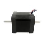 Dual shaft 2phase 4-lead NEMA17 Stepper Motor 0.6N.m(86oz-in) 47mm motor length
