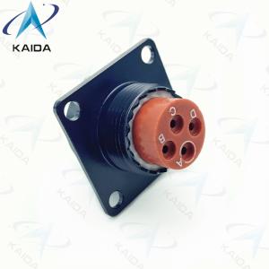 Wholesale 4 Female Pins MIL-DTL-38999 Series 2 Balck Anodized Plating 38999 Power Connector from china suppliers