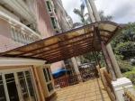 Aluminium support Polycarbonate roofing Canopy