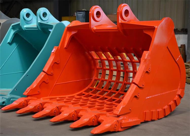 Q355B Heavy Duty Excavator Skeleton Bucket For Tough Jobs