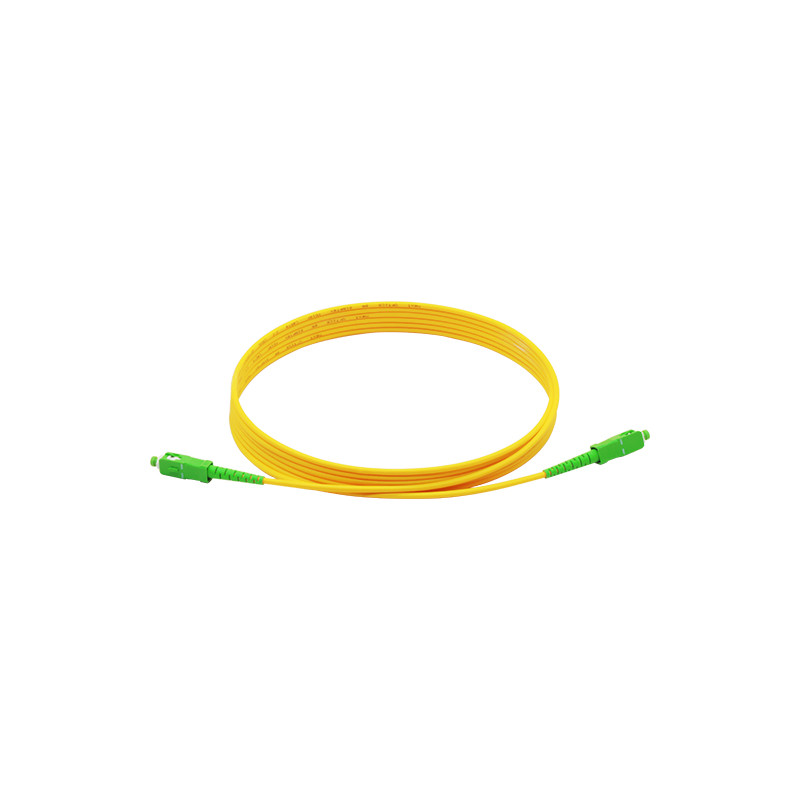 China Manufacturer SC APC Fiber Optic Patch Cord High Quality For FTTH Network 3.0m Customized