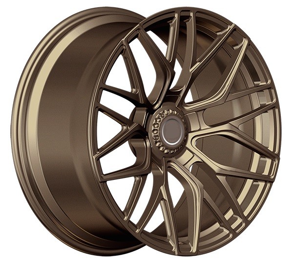 Centerlock type bright colour painting Forged Custom Wheels 18 19 Inch With Black Machine Face rims