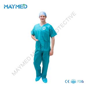 Wholesale Medical SMS 40-60g Disposable Scrub Suits from china suppliers