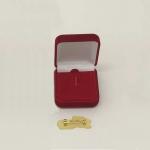 Small square Hard Gift Packaging Box Lapel Pins Packing Velvet Box