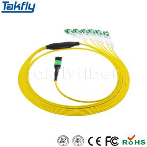 Wholesale Low Insert Loss OS2 MPO To Uniboot LC Bunch Cable MTP-LC SM Fiber Optic Fanout Cable from china suppliers