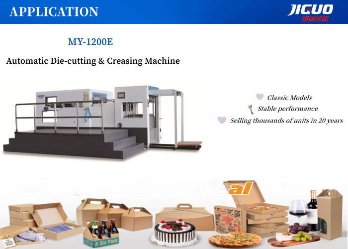 Platen Paper Packaging Corrugated Carton Automatic Die Cutting And Creasing Machine