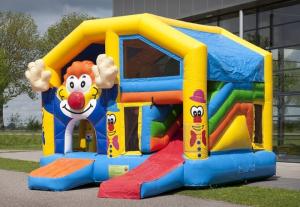 Wholesale Jumper Clown Combos Commercial With Roof / Inflatable Bouncer Castle For Party from china suppliers