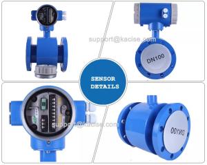 Wholesale RS485 Modolbus Digital Tube Electromagnetic Flow Meter For Acid Alkali Resistant Liquid from china suppliers