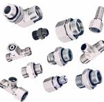 Jic Bsp Straight Union Tube Fittings SAE Flared Hydraulic Straight Fittings