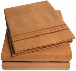 Microfiber Bed Sheet Set for Solid Color Comforter Bedding in Canada and Mexico