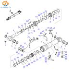 707010J840 70701XR840 707-13-14820 Arm Hydraulic Cylinder Assembly for Excavator