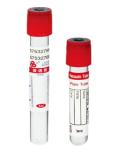 Red Cap Blood Collection Tube No Additive Plain 2ml 10ml PET Glass