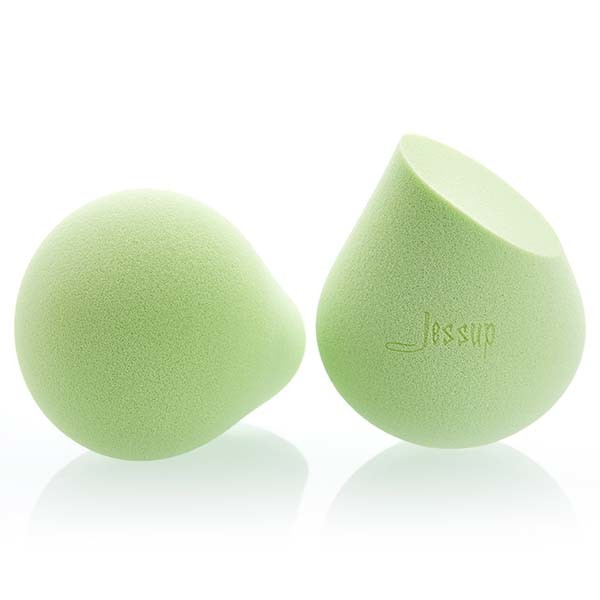 high density Avocado Green Liquid Foundation Sponge Face Powder Sponge