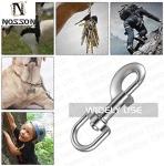 Zinc Finish Stainless Steel Machined Swaged Swivel Eye Trigger Snap Hook for