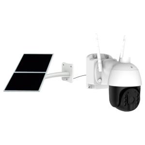 Wholesale 2MP 20W Slicing Solar Panel Powered Camera IP65 Weatherproof 4G Outdoor Solar Camera from china suppliers