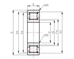 Wholesale SL series roller bearings SL1822 Series Cylindrical Roller Bearings SL182208 from china suppliers