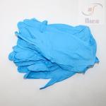 OEM Blue Latex Surgical Gloves , Disposable Latex Medical Examination Gloves
