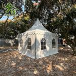 White Color Self Cleaning Pagoda Event Tent For Home Graden