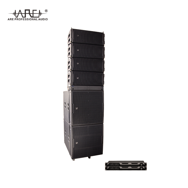 ARE AUDIO dual 8 inch high-fidelity outdoor line array speak for gym