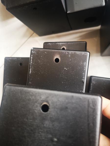 Precision Black Powder-Coated Sheet Metal Housing | Custom Steel Electrical