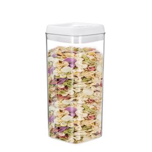 Wholesale Customized 3.1L Square Kitchen Use Big Transparent Plastic Airtight Food Storage Container from china suppliers