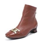 HZM028 Autumn And Winter New Style Martin Boots Leather Women'S Leather Boots