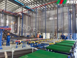 Wholesale Diesel Oil Heating Automatic Powder Coating Line With Spray Tunnel Pretreatment from china suppliers