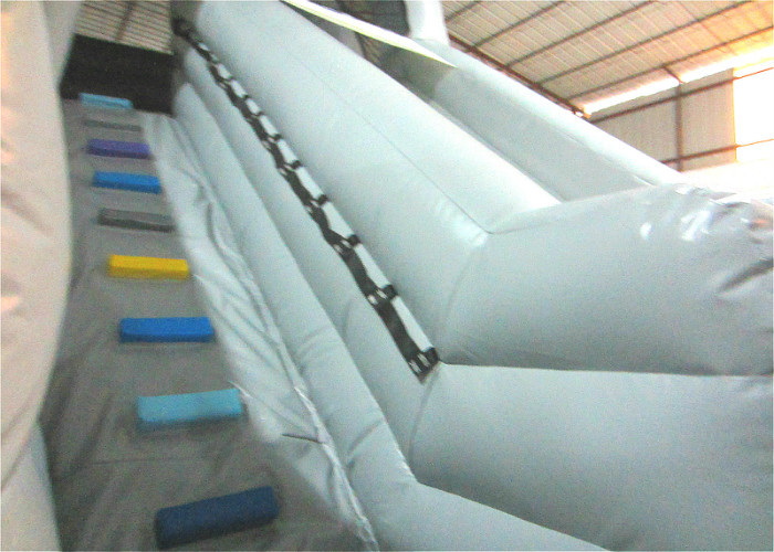 Closed inflatable bus standard slide hot fire truck inflatable dry slide fire fighting truck inflatable slide